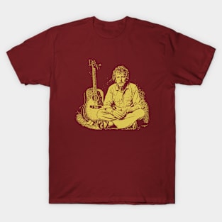 YELLOW gordon lightfoot Music T-Shirt